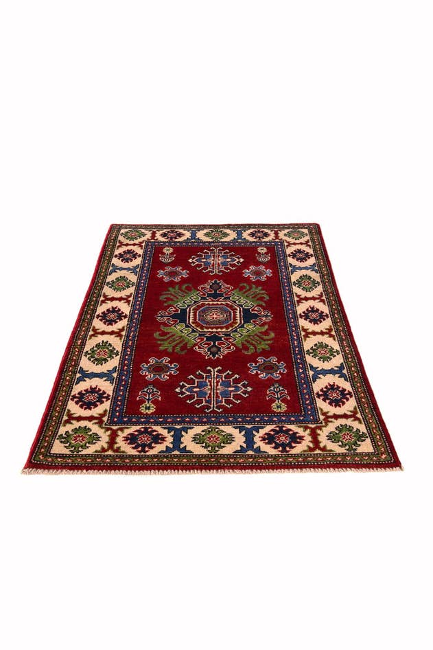 Detail image of 2' 7 x 4' 2 Hand Knotted Kazak Rug