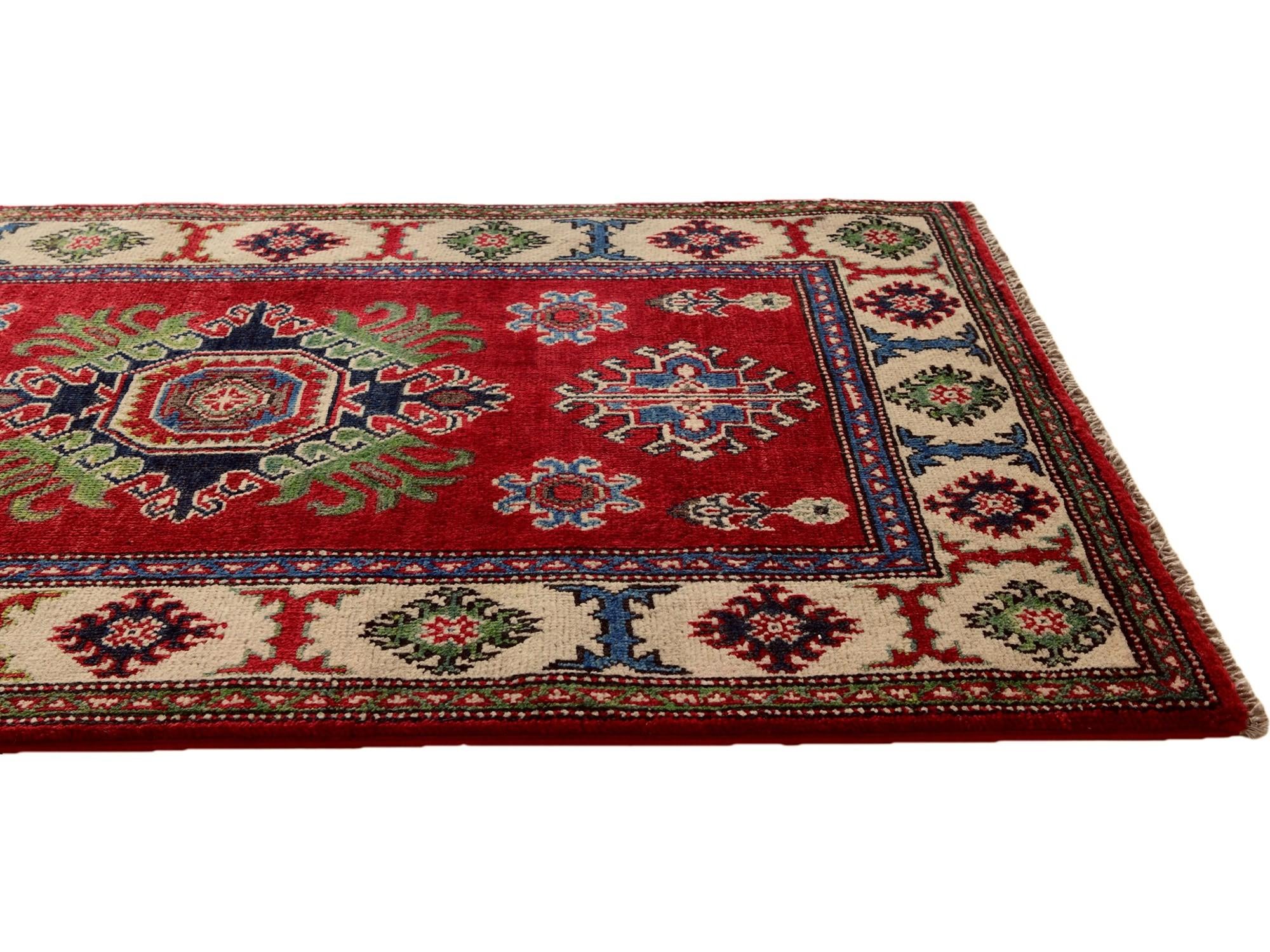 2' 7 x 4' 2 Hand Knotted Kazak Rug