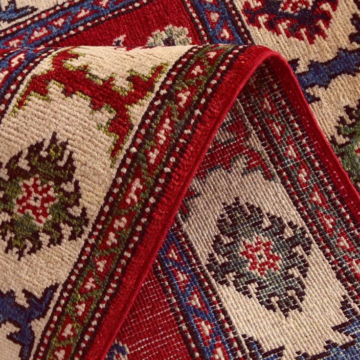 Detail image of 2' 7 x 4' 2 Hand Knotted Kazak Rug