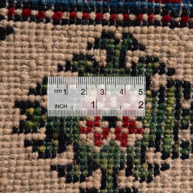 Detail image of 2' 7 x 4' 2 Hand Knotted Kazak Rug