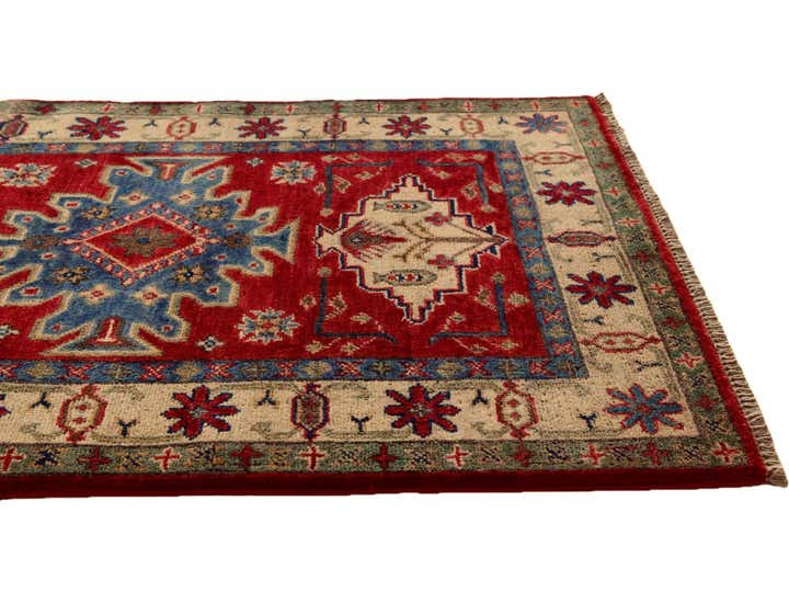 2' 7 x 3' 11 Hand Knotted Kazak Rug