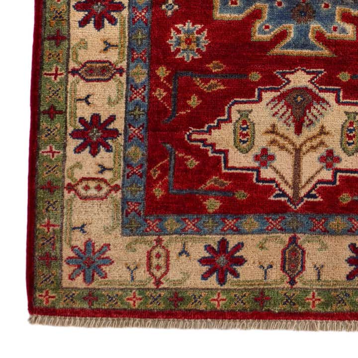 2' 7 x 3' 11 Hand Knotted Kazak Rug