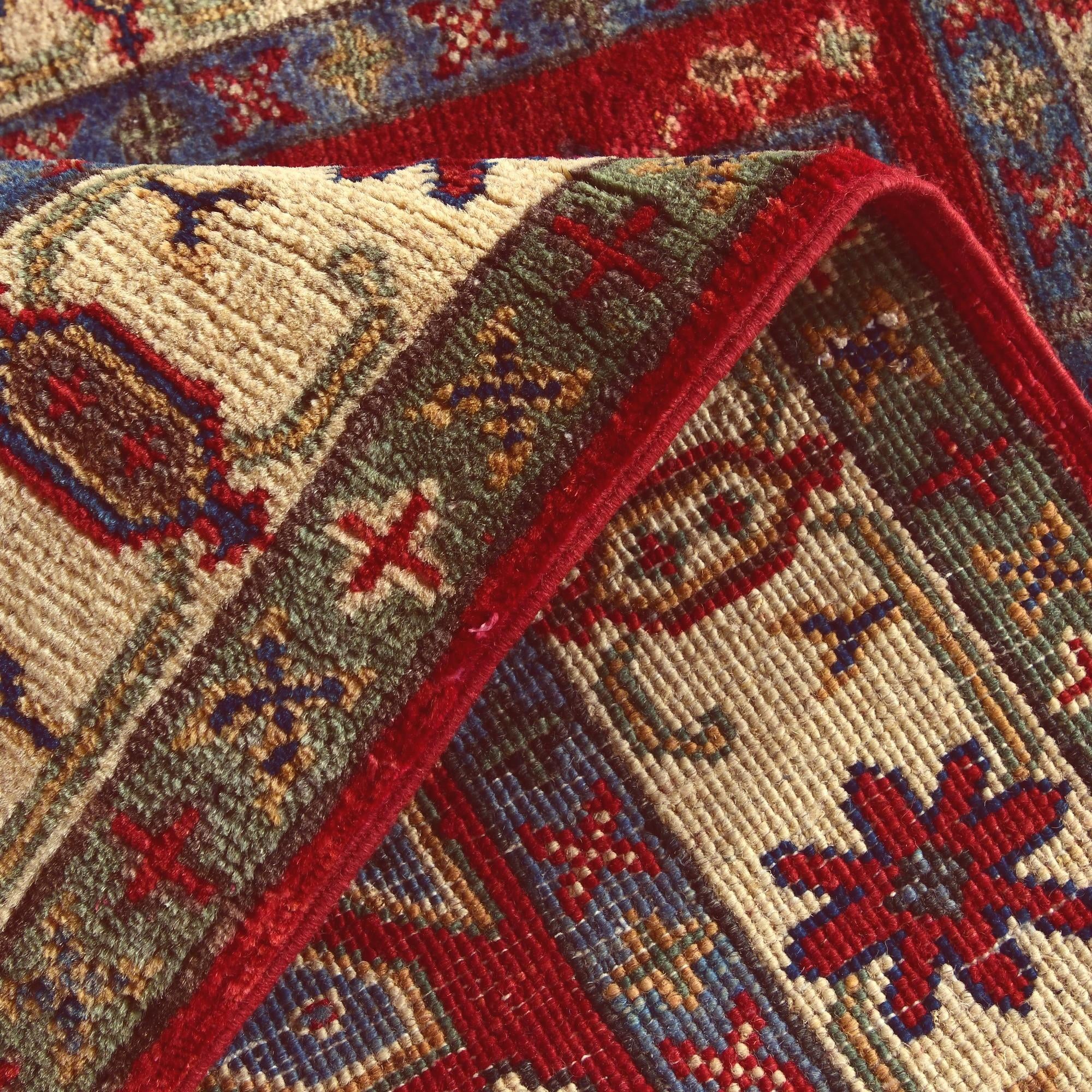 2' 7 x 3' 11 Hand Knotted Kazak Rug