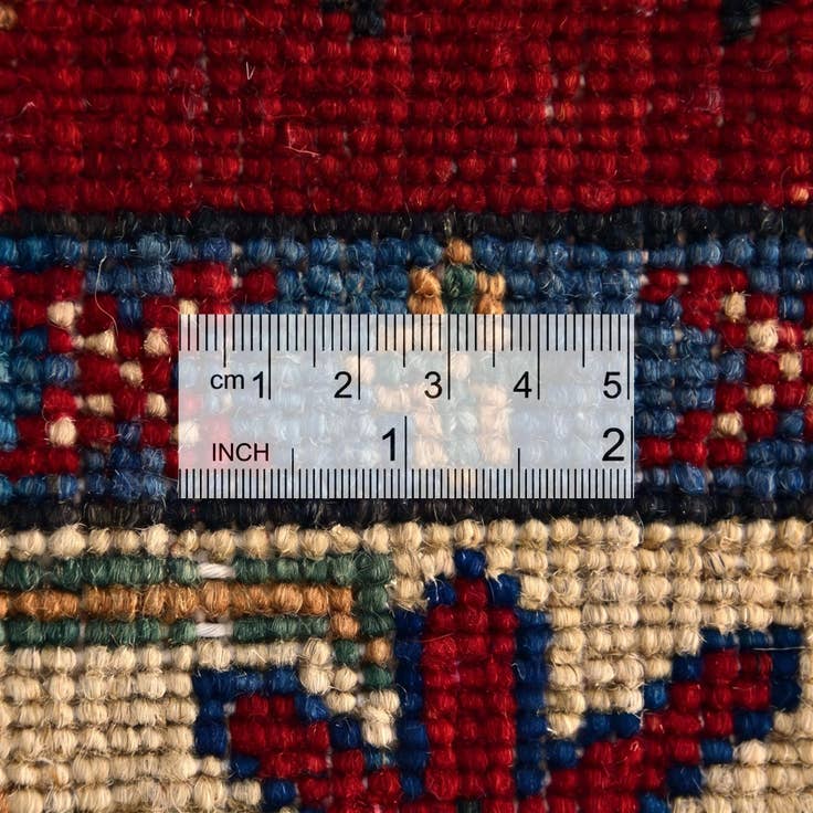 Detail image of 2' 7 x 3' 11 Hand Knotted Kazak Rug