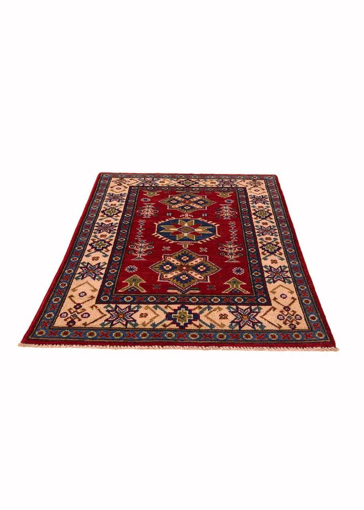 2' 8 x 4' 1 Hand Knotted Kazak Rug