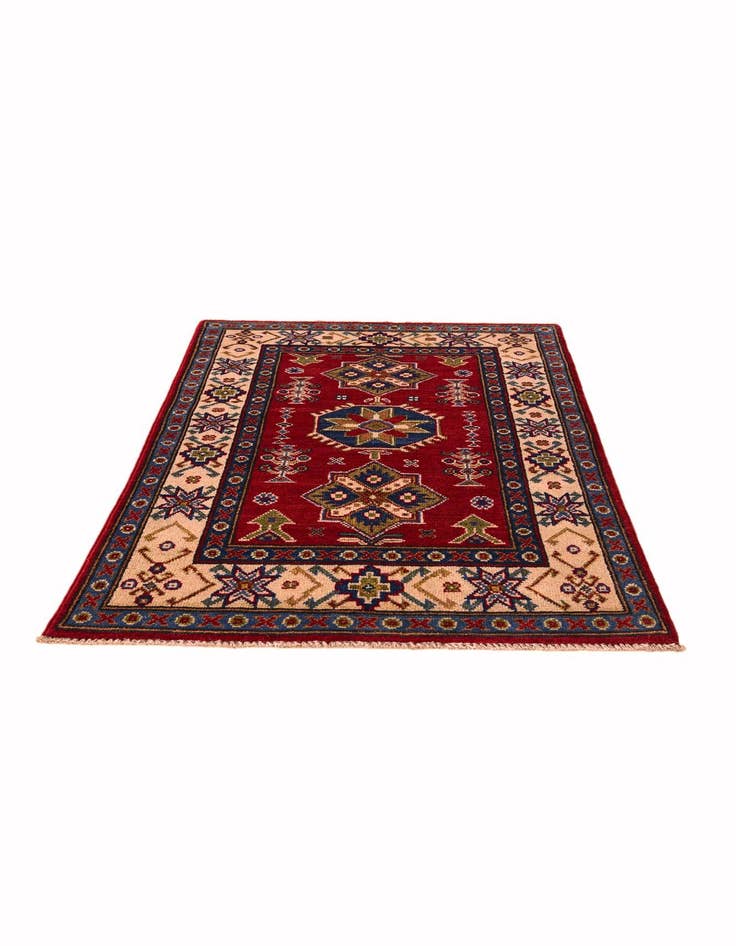 Detail image of 2' 8 x 4' 1 Hand Knotted Kazak Rug