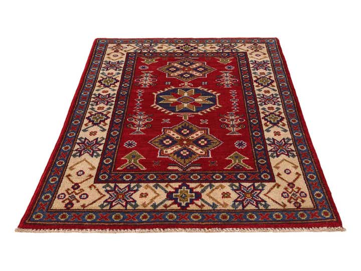 2' 8 x 4' 1 Hand Knotted Kazak Rug