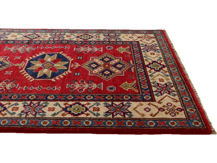 Detail image of 2' 8 x 4' 1 Hand Knotted Kazak Rug