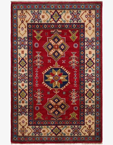 2' 8 x 4' 1 Hand Knotted Kazak Rug