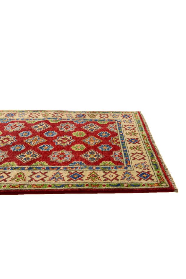 Detail image of 2' 8 x 4' Hand Knotted Kazak Rug