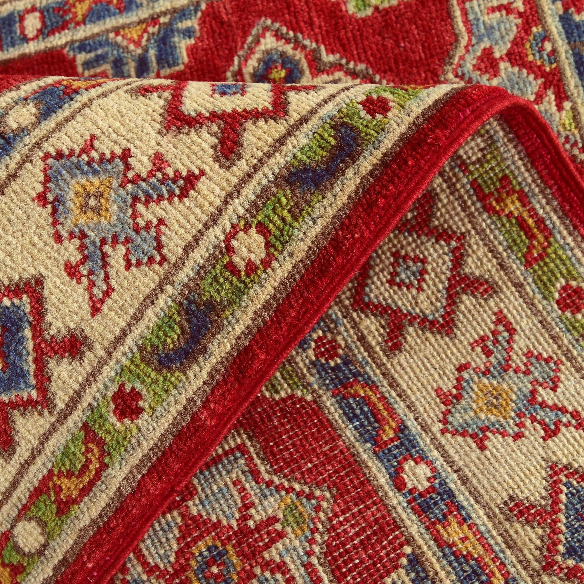 2' 8 x 4' Hand Knotted Kazak Rug