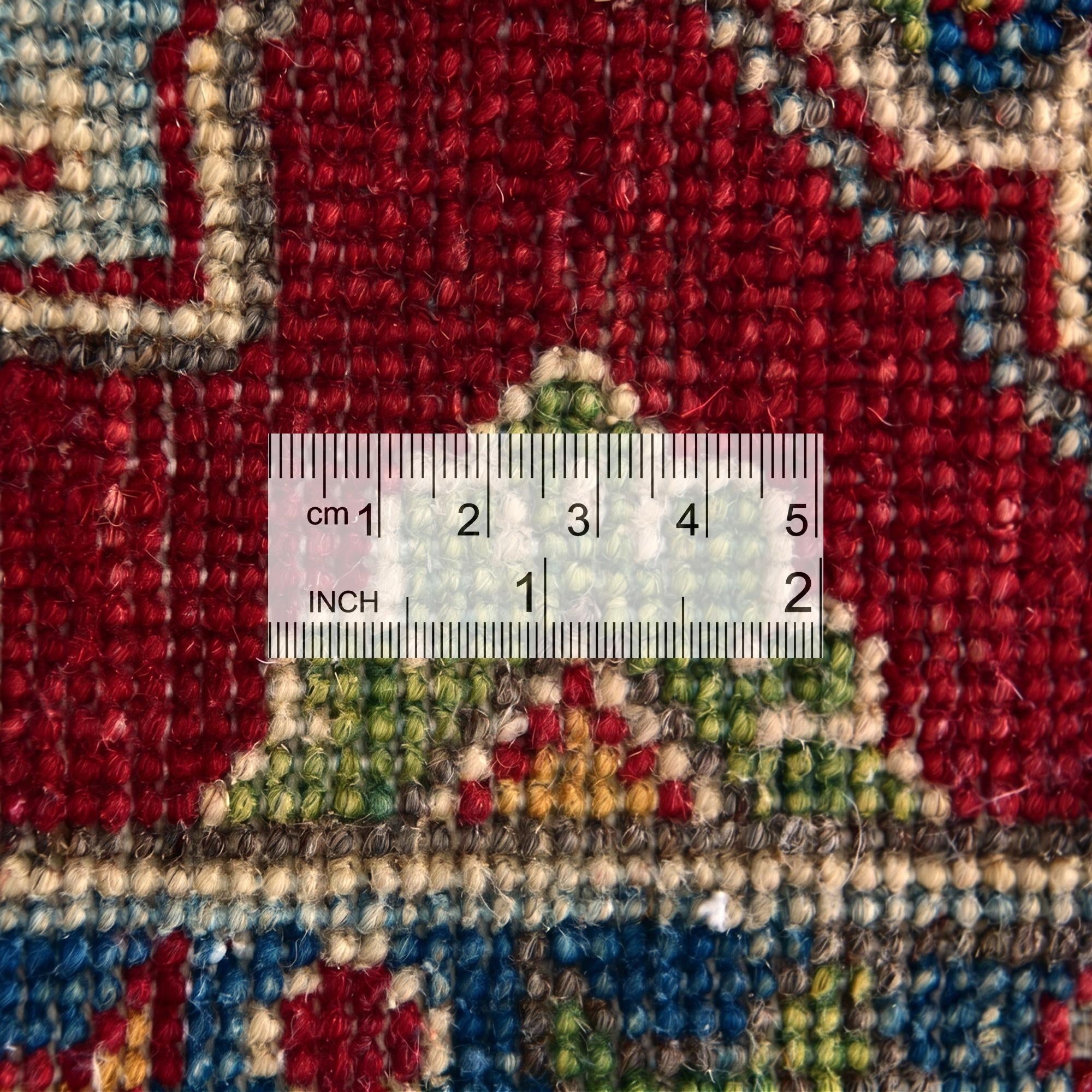 2' 8 x 4' Hand Knotted Kazak Rug