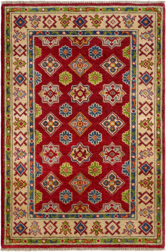 2' 8 x 4' Hand Knotted Kazak Rug
