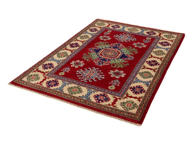 Detail image of 2' 10 x 4' 2 Hand Knotted Kazak Rug