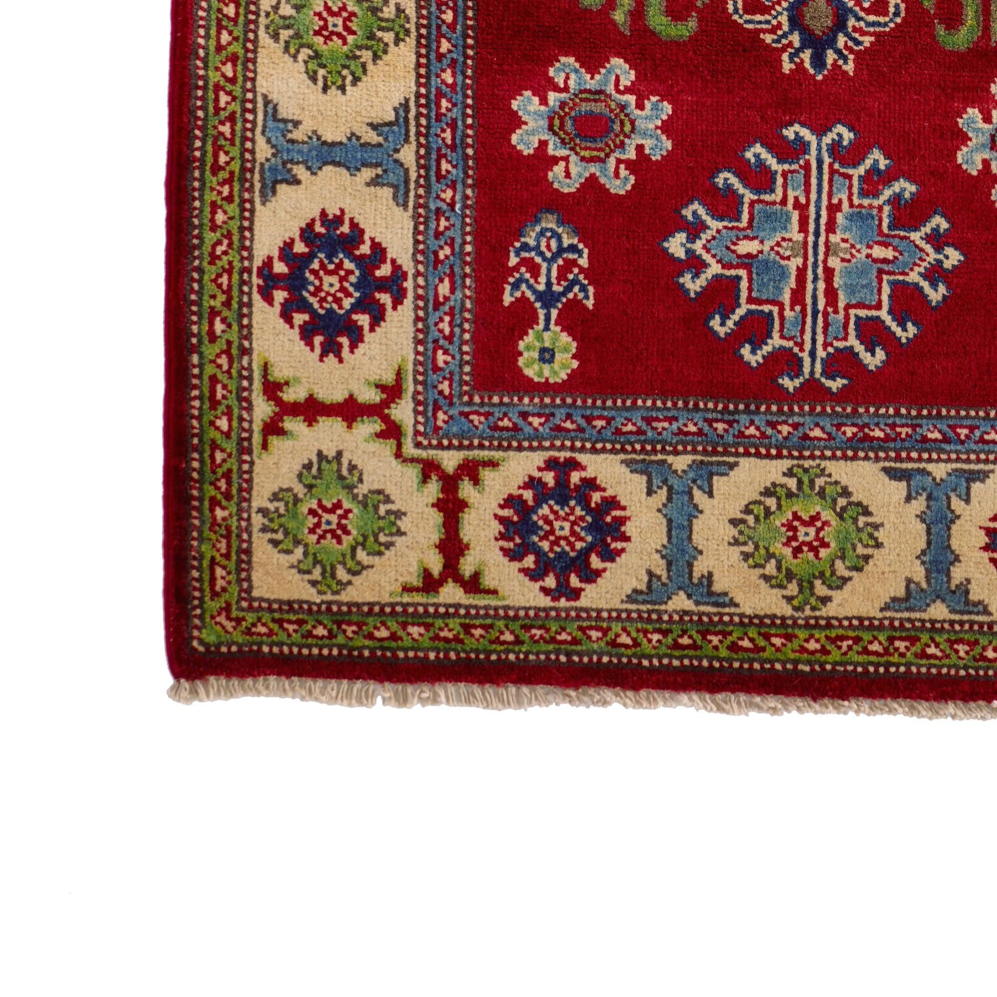 2' 10 x 4' 2 Hand Knotted Kazak Rug