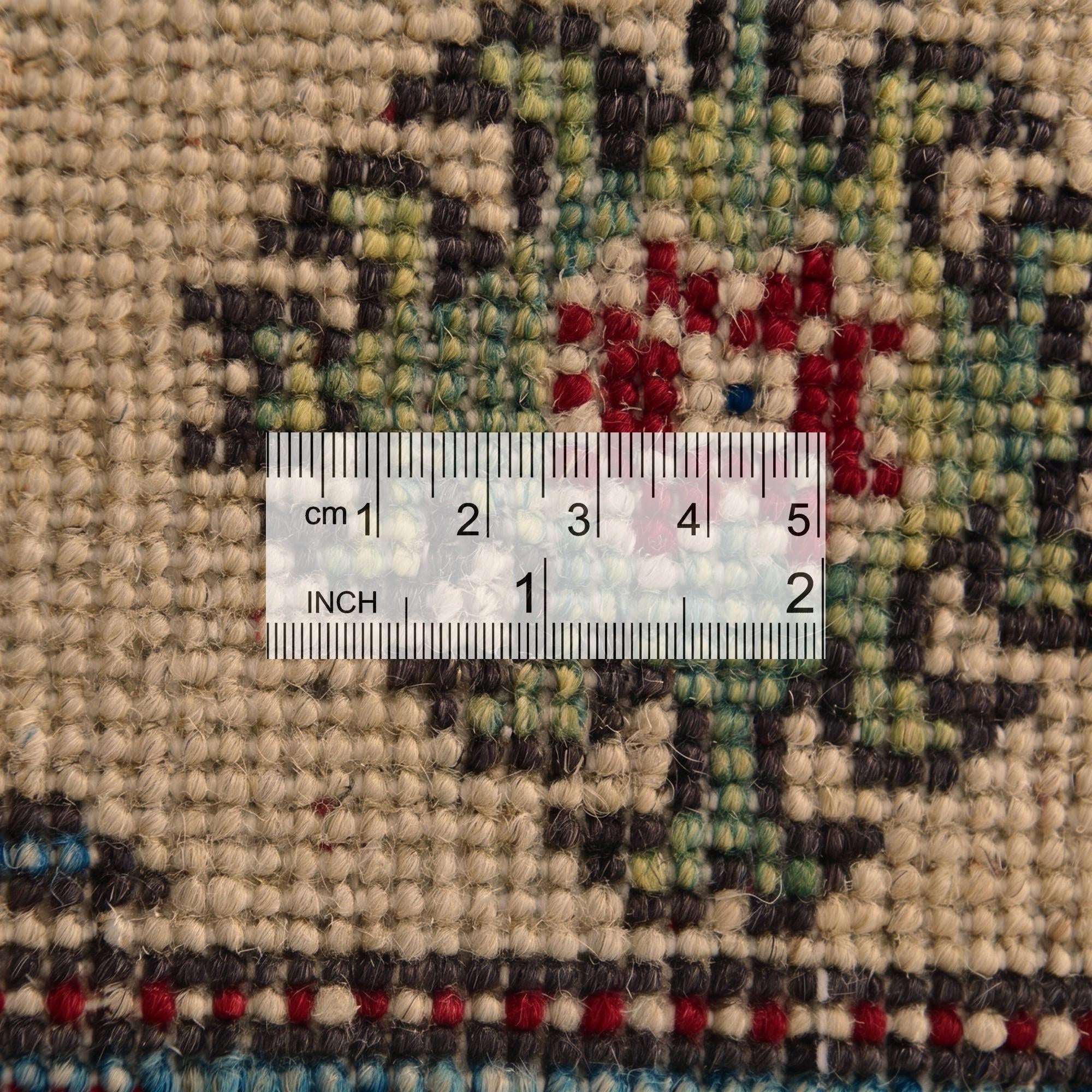 2' 10 x 4' 2 Hand Knotted Kazak Rug