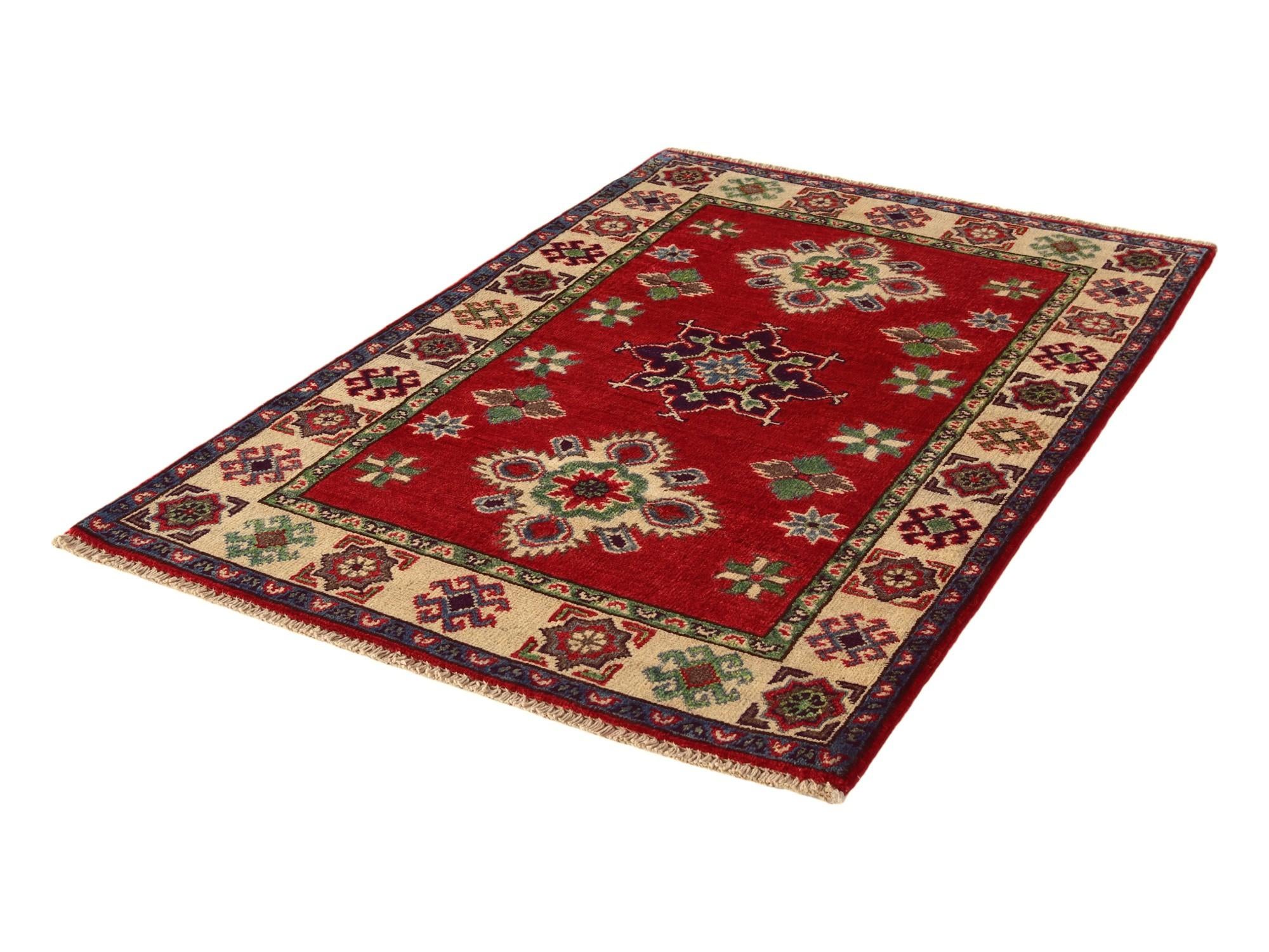 2' 9 x 4' 1 Hand Knotted Kazak Rug