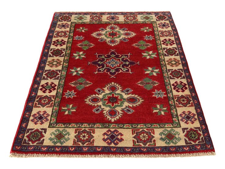Detail image of 2' 9 x 4' 1 Hand Knotted Kazak Rug