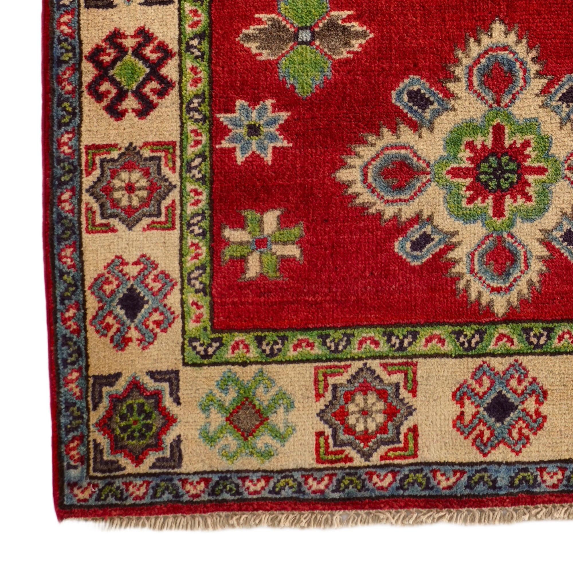 2' 9 x 4' 1 Hand Knotted Kazak Rug