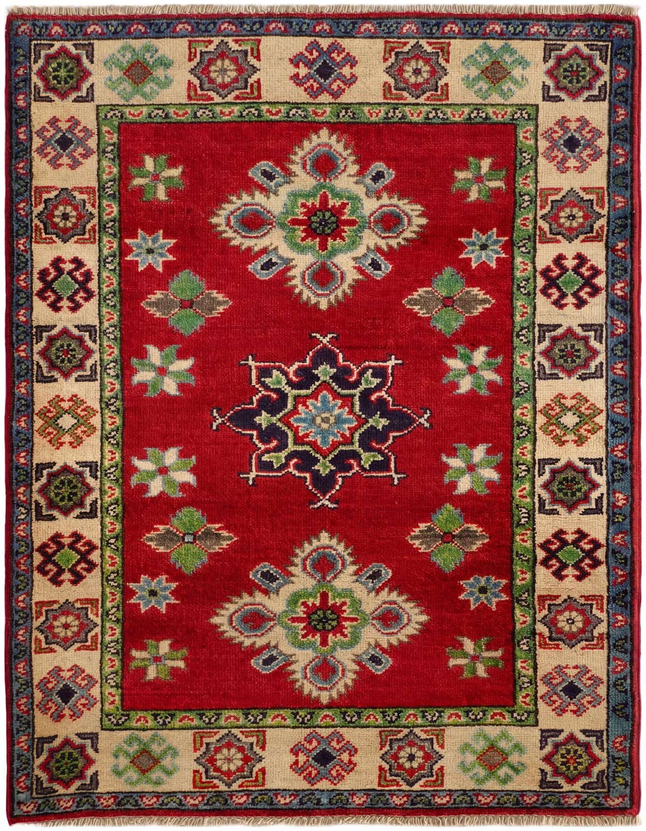 2' 9 x 4' 1 Hand Knotted Kazak Rug