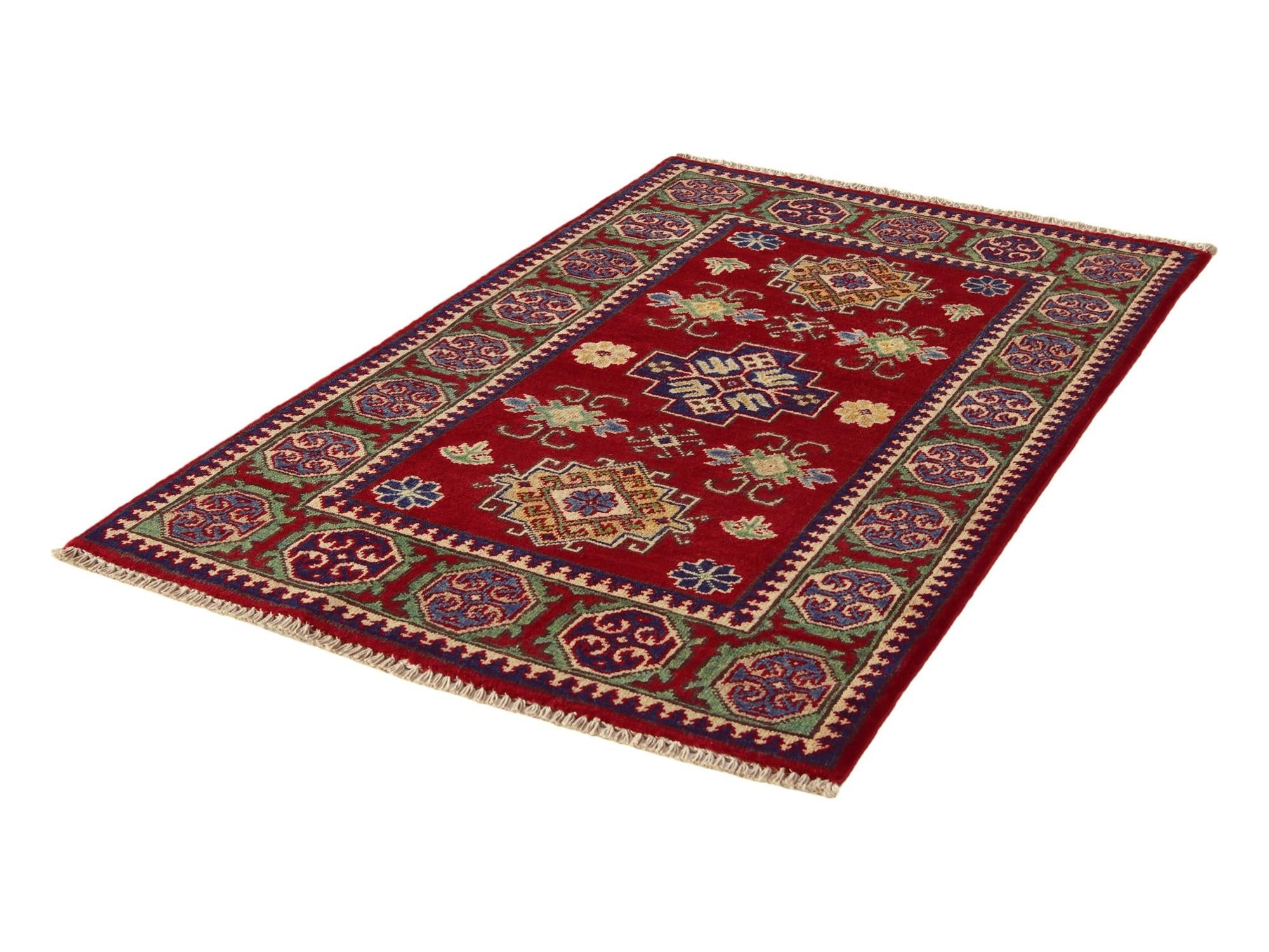 2' 7 x 4' 2 Hand Knotted Kazak Rug