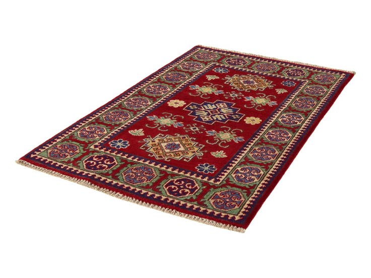 Detail image of 2' 7 x 4' 2 Hand Knotted Kazak Rug