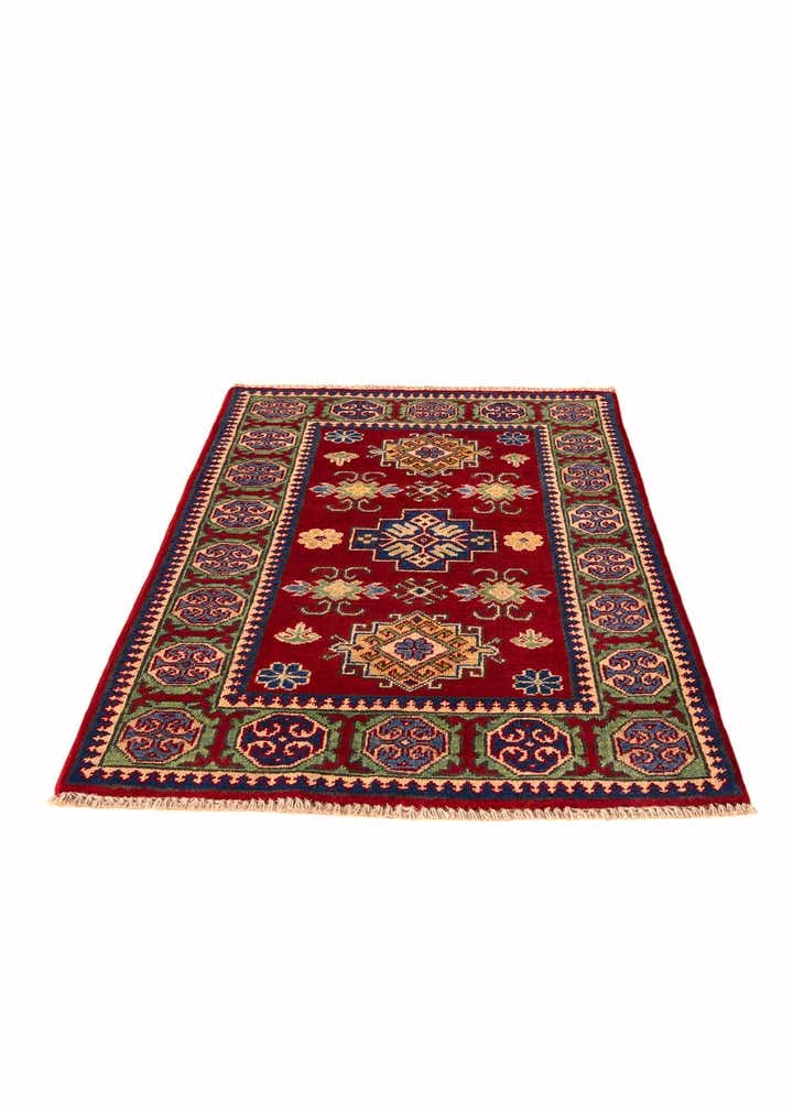 2' 7 x 4' 2 Hand Knotted Kazak Rug