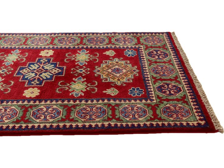 Detail image of 2' 7 x 4' 2 Hand Knotted Kazak Rug