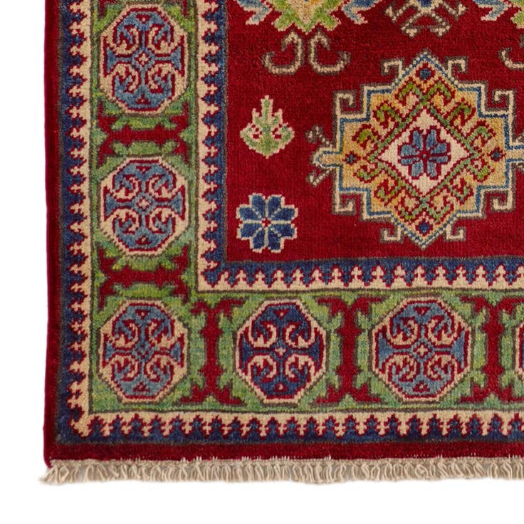 Detail image of 2' 7 x 4' 2 Hand Knotted Kazak Rug