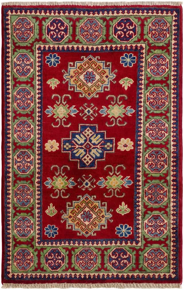 2' 7 x 4' 2 Hand Knotted Kazak Rug