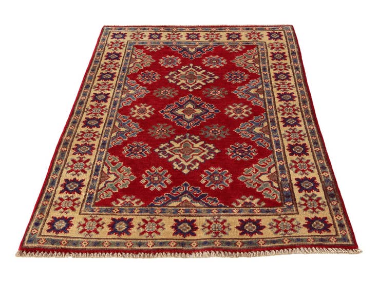 Detail image of 2' 8 x 4' Hand Knotted Kazak Rug