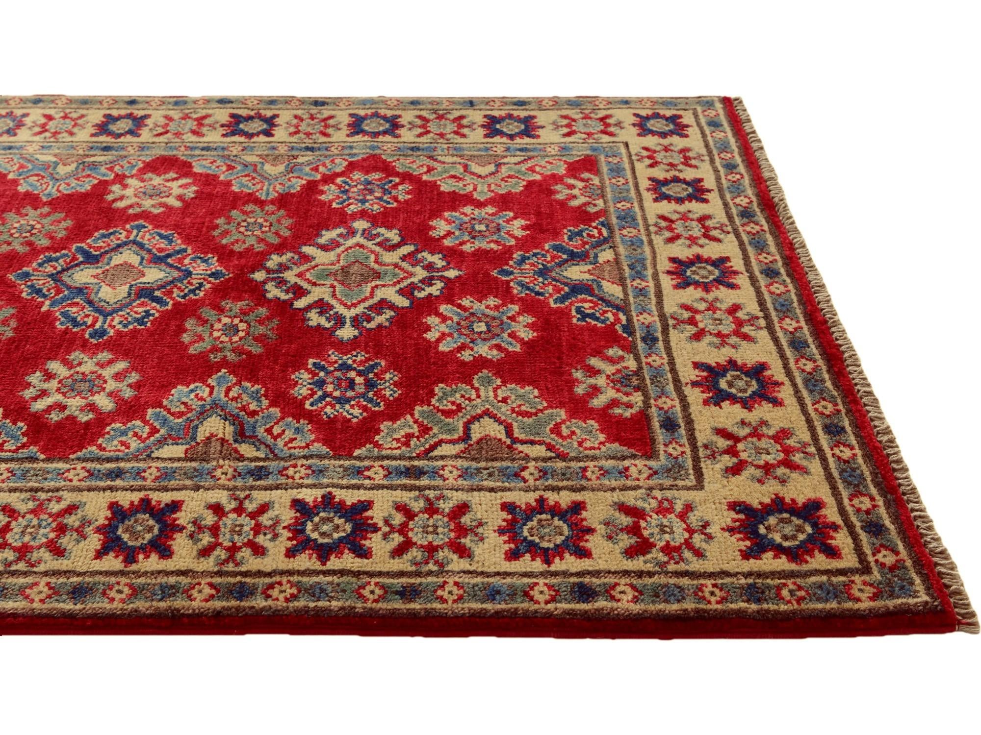 2' 8 x 4' Hand Knotted Kazak Rug