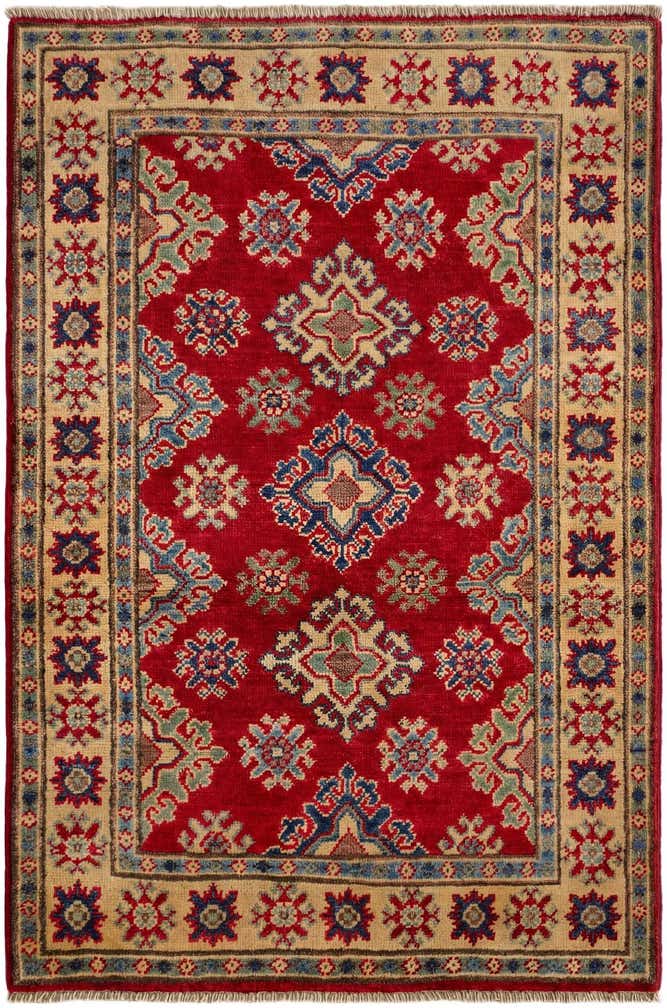 2' 8 x 4' Hand Knotted Kazak Rug