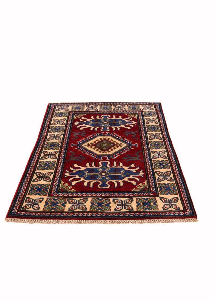 2' 8 x 4' 1 Hand Knotted Kazak Rug
