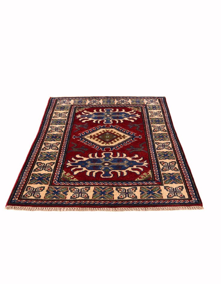 Detail image of 2' 8 x 4' 1 Hand Knotted Kazak Rug