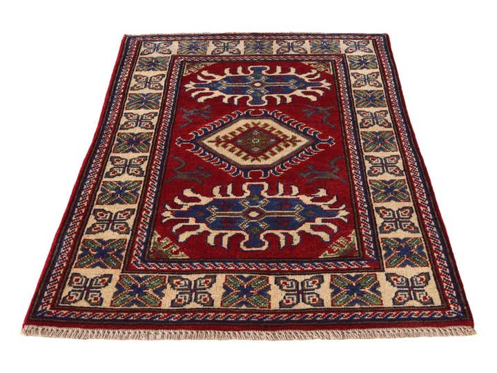 2' 8 x 4' 1 Hand Knotted Kazak Rug