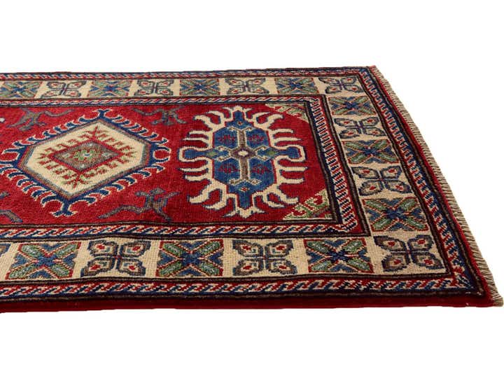 2' 8 x 4' 1 Hand Knotted Kazak Rug