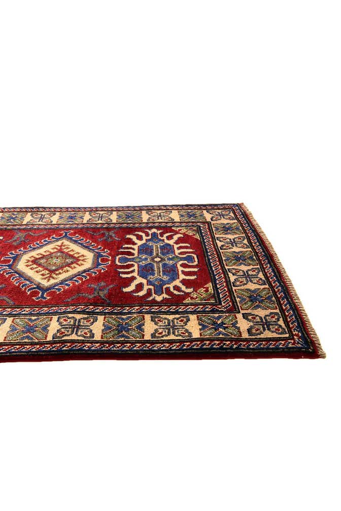 2' 8 x 4' 1 Hand Knotted Kazak Rug