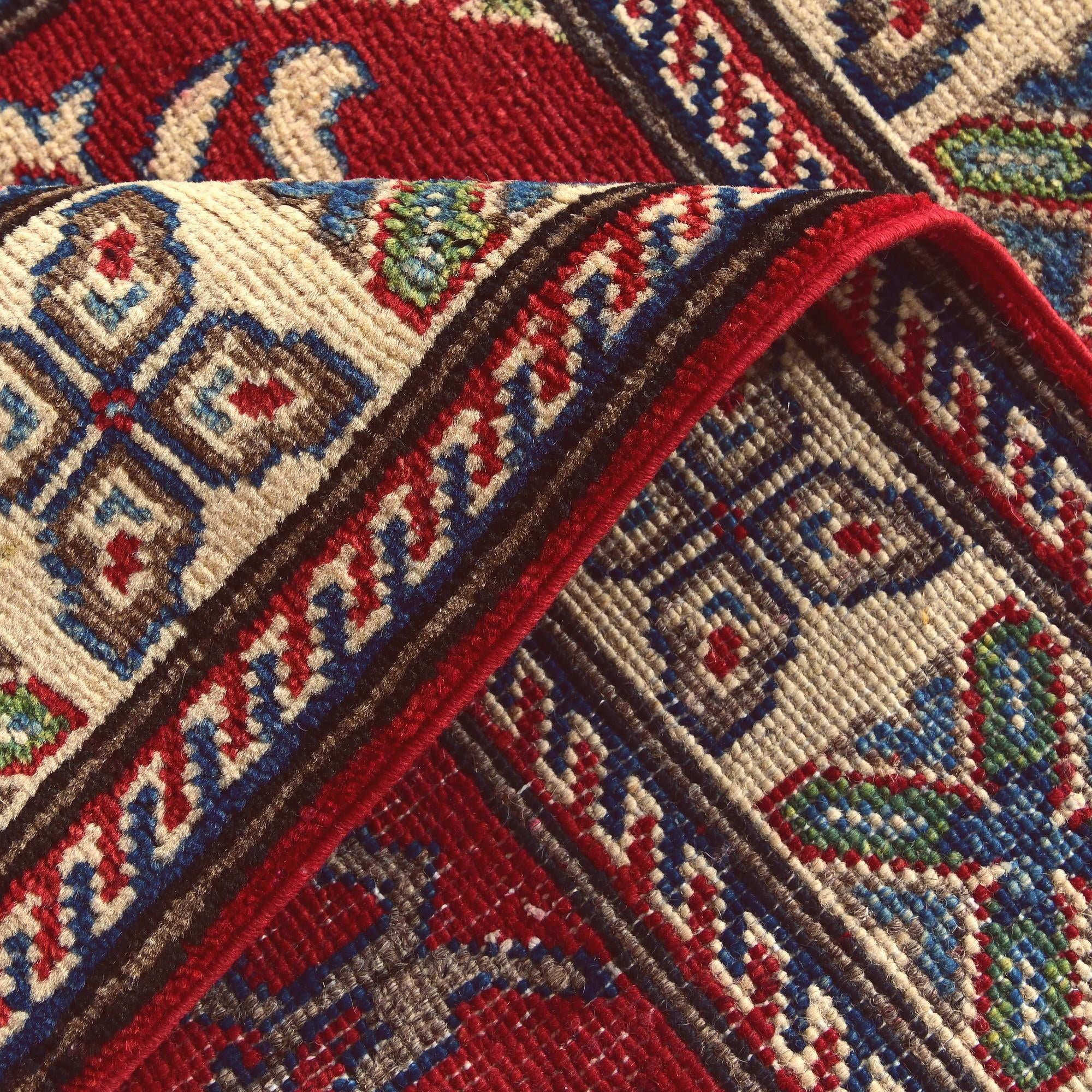 2' 8 x 4' 1 Hand Knotted Kazak Rug