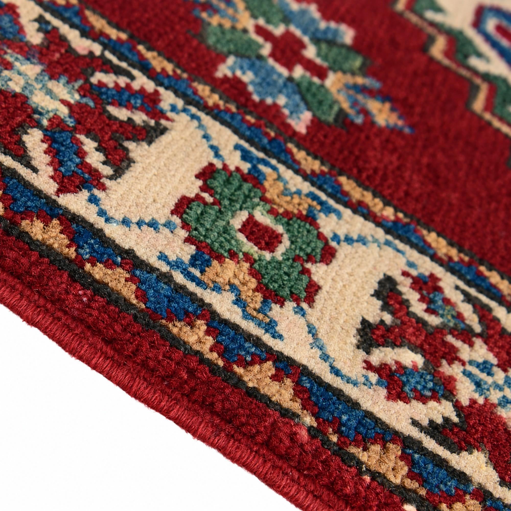 60cm x 90cm Hand Knotted Kazak Rug