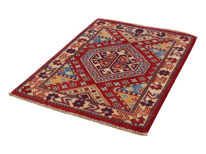 2' x 2' 10 Hand Knotted Kazak Rug