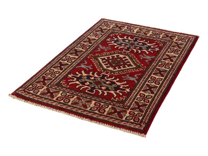 2' x 3' Hand Knotted Kazak Rug