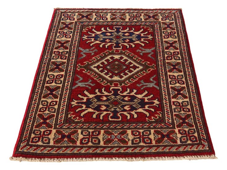 Detail image of 2' x 3' Hand Knotted Kazak Rug