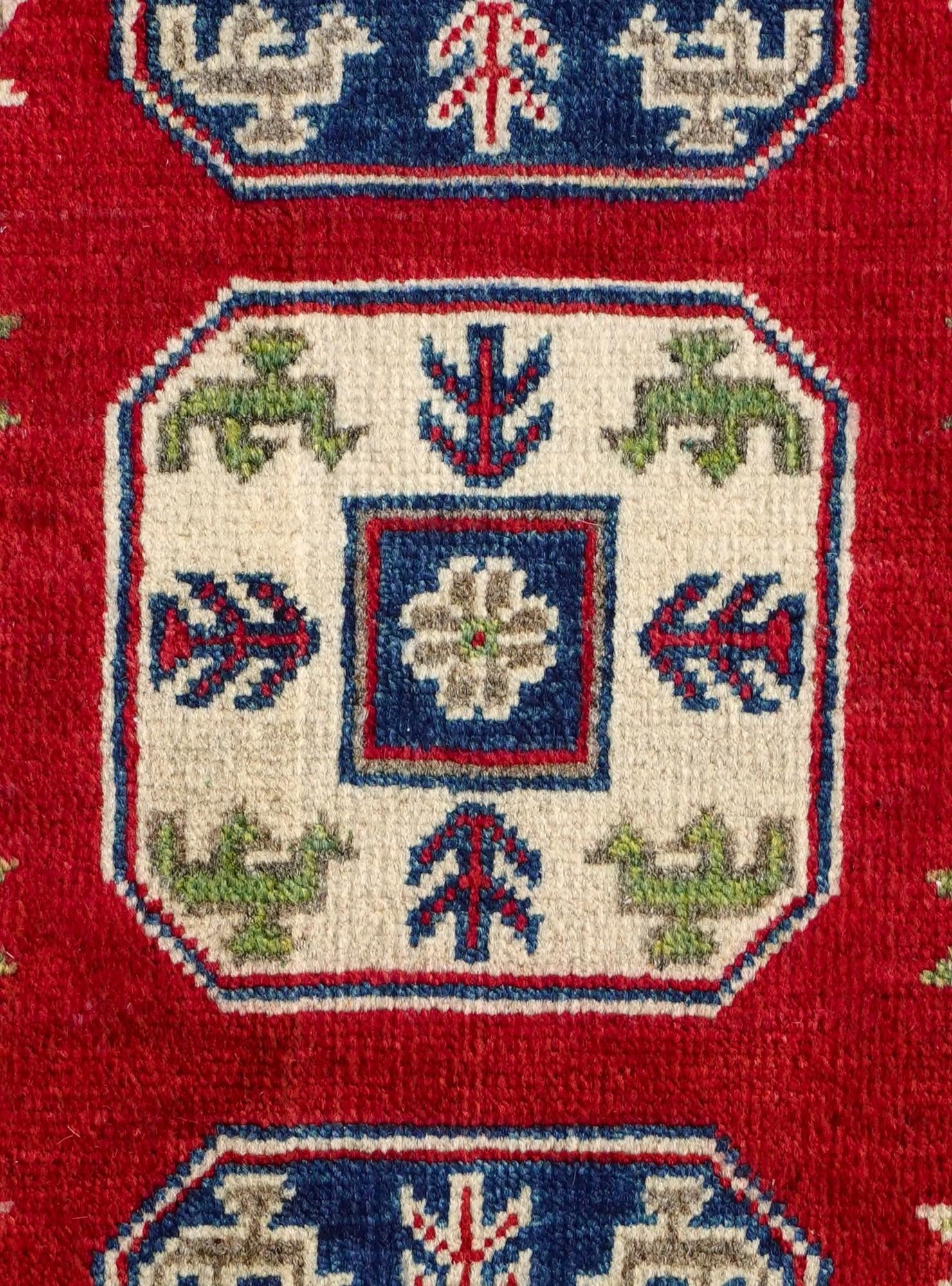 2' 1 x 2' 11 Hand Knotted Kazak Rug