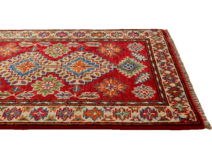 2' x 3' 1 Hand Knotted Kazak Rug