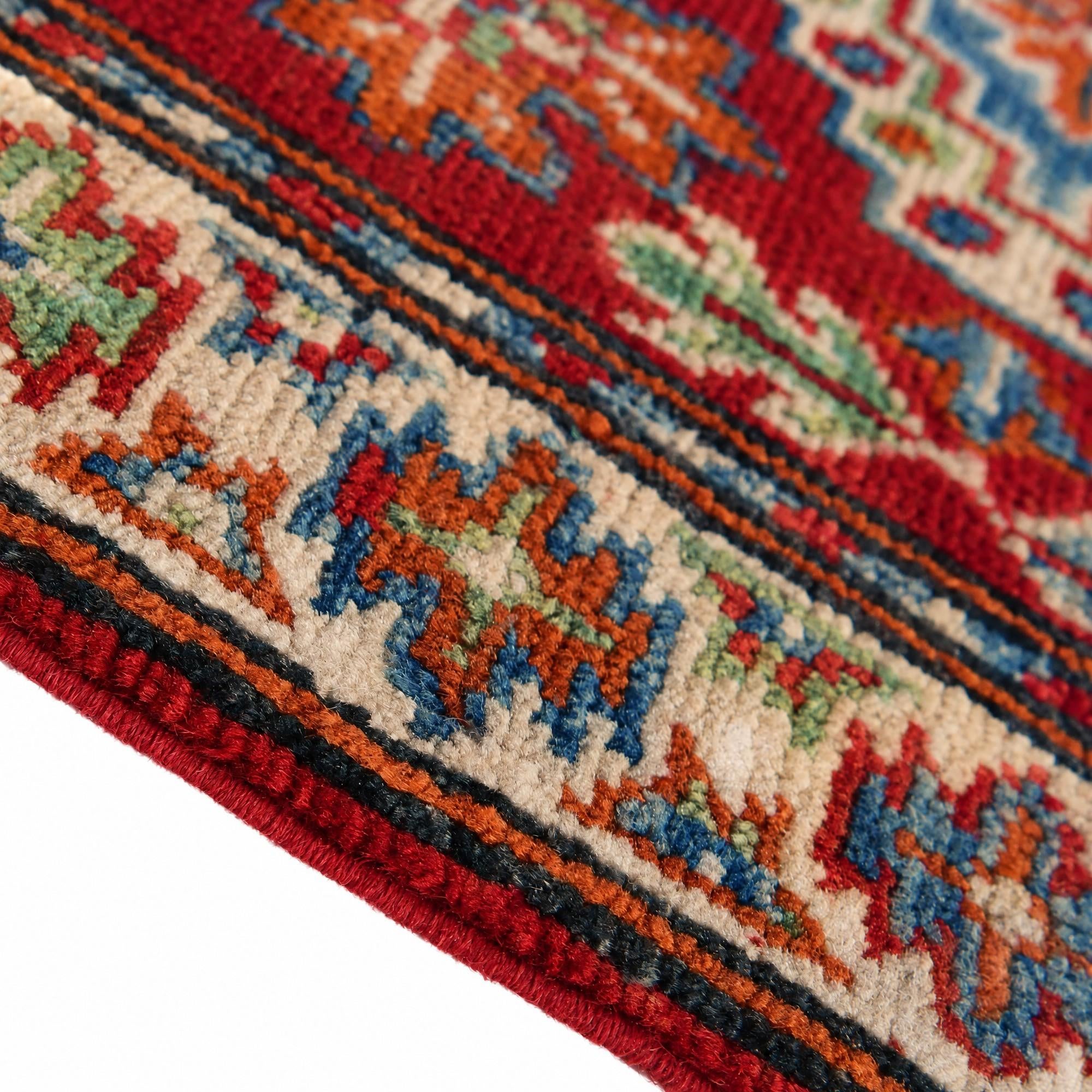 Detail image 8 of 12: 2' x 3' 1 Hand Knotted Kazak Rug
