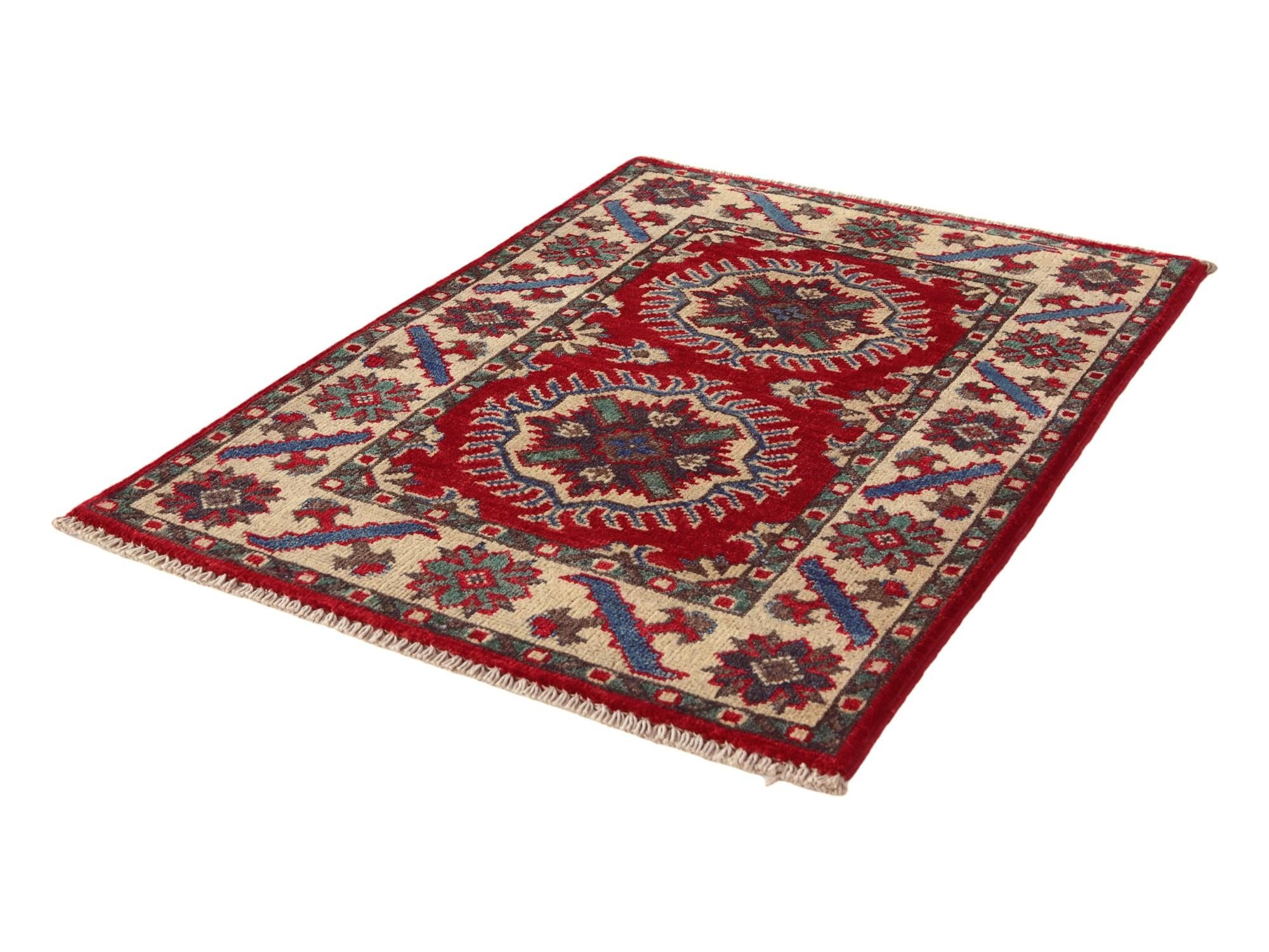 2' x 2' 10 Hand Knotted Kazak Rug