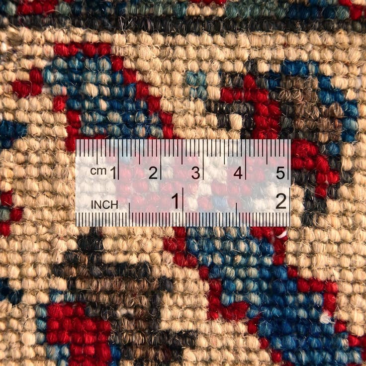 Detail image of 2' x 2' 10 Hand Knotted Kazak Rug