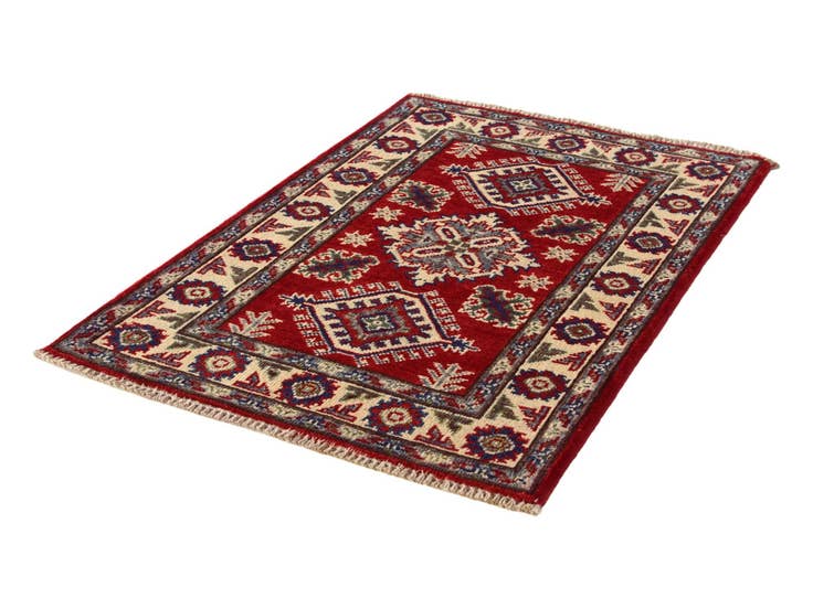 Detail image of 2' 1 x 3' Hand Knotted Kazak Rug
