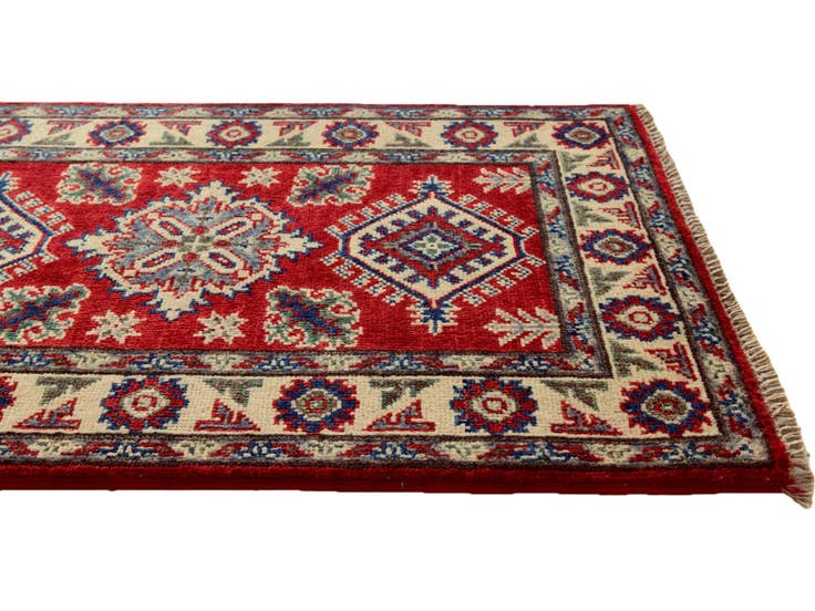Detail image of 2' 1 x 3' Hand Knotted Kazak Rug